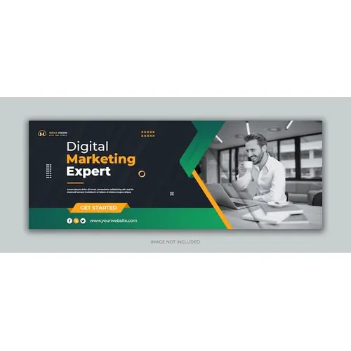 Digital marketing corporate social media facebook cover template