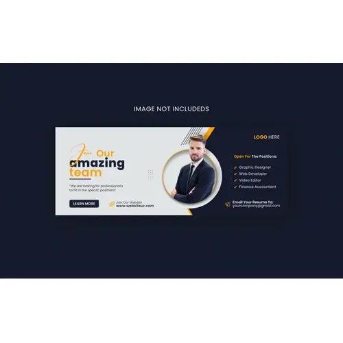 Digital marketing corporate social media Facebook cover template