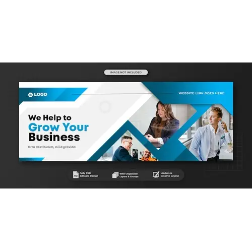 Digital marketing corporate social media facebook cover template