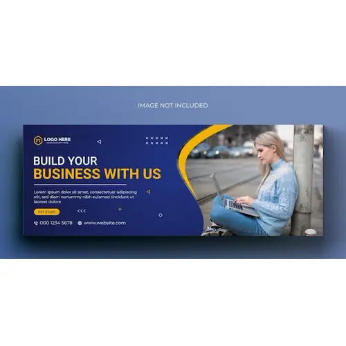 Digital marketing corporate social media facebook cover template