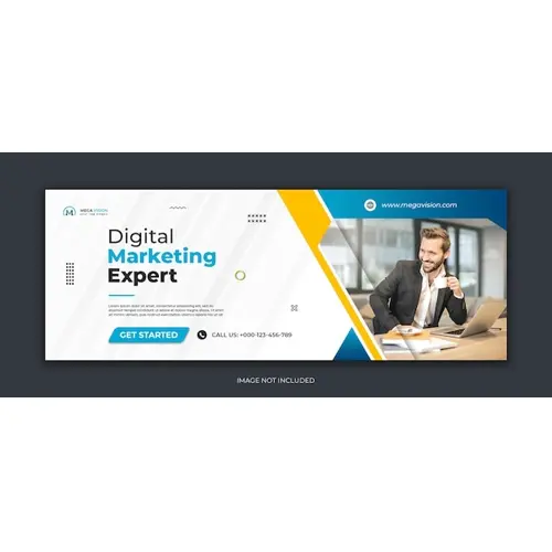 Digital marketing corporate social media facebook cover web banner template
