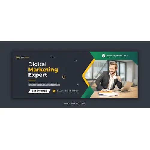 Digital marketing corporate social media facebook cover web banner template