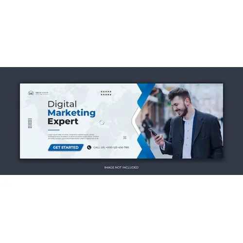 Digital marketing corporate social media facebook cover and web banner template