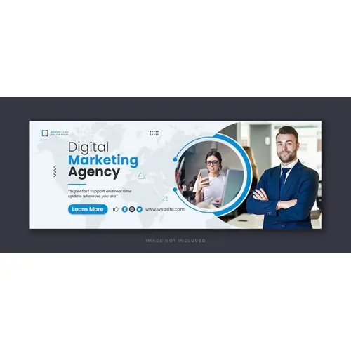 Digital marketing corporate social media facebook cover