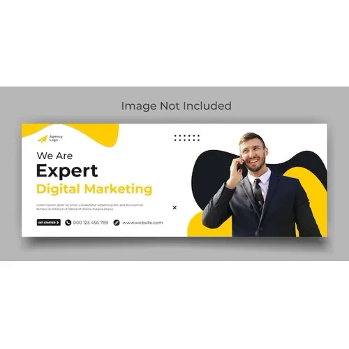 Digital marketing expert agency facebook cover and web banner template design