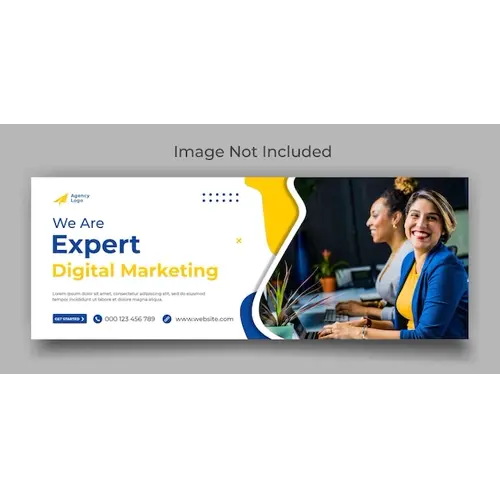 Digital marketing expert agency facebook cover and web banner template design