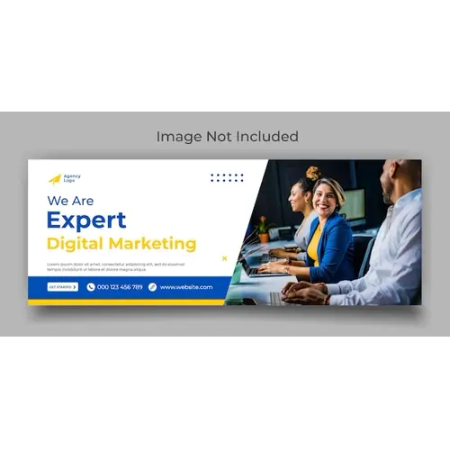Digital marketing expert agency facebook cover and web banner template design