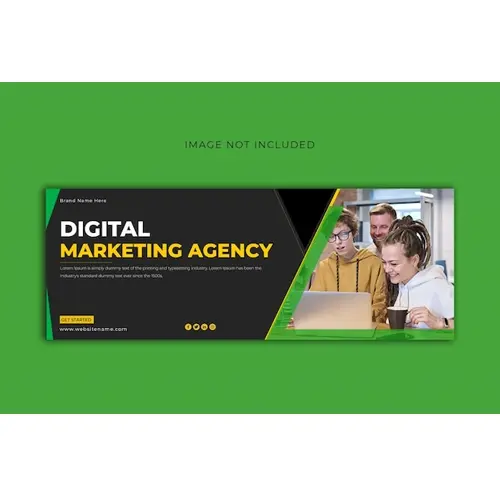 Digital Marketing Facebook Banner Template