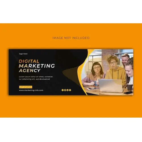 Digital Marketing Facebook Banner Template