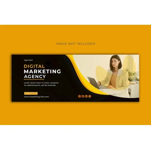 Digital Marketing Facebook Banner Template