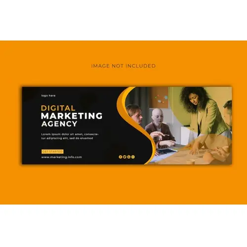 Digital Marketing Facebook Banner Template