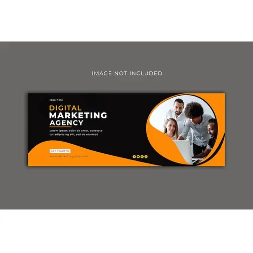 Digital Marketing Facebook Banner Template