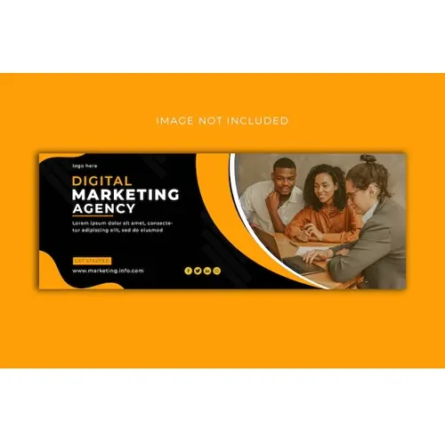 Digital Marketing Facebook Banner Template