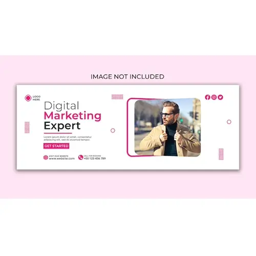 Digital Marketing Facebook cover Banner Design