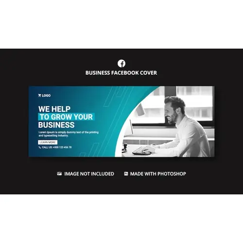 Digital marketing Facebook cover banner template