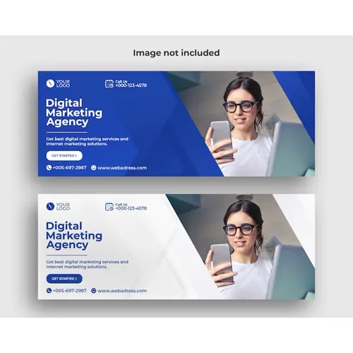 Digital marketing facebook cover banner