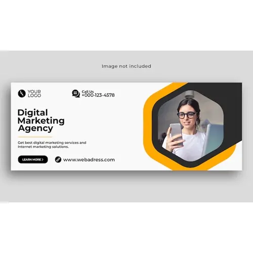 Digital marketing facebook cover banner