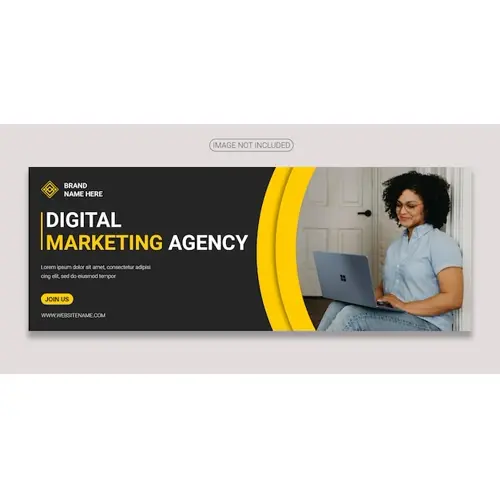 Digital marketing facebook cover page template