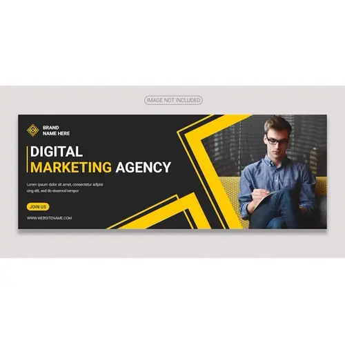 Digital marketing facebook cover page template