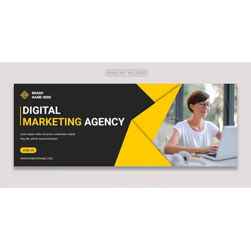 Digital marketing facebook cover page template