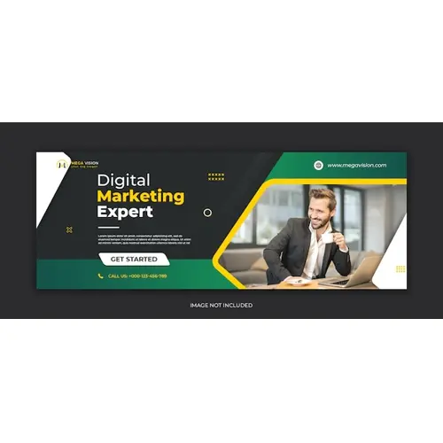 Digital marketing facebook cover template