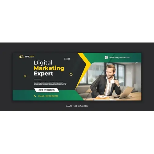 Digital marketing facebook cover template