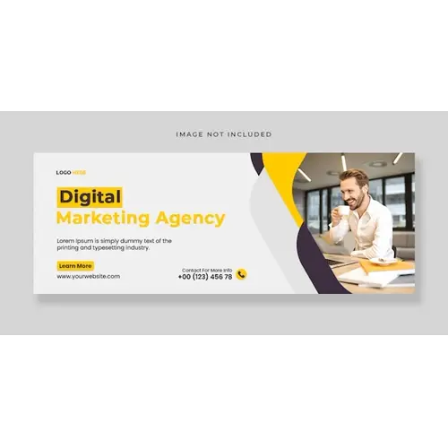 Digital marketing facebook cover template