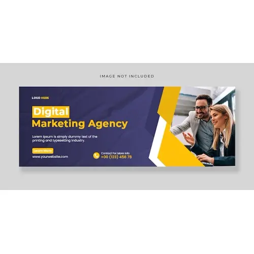 Digital marketing facebook cover template