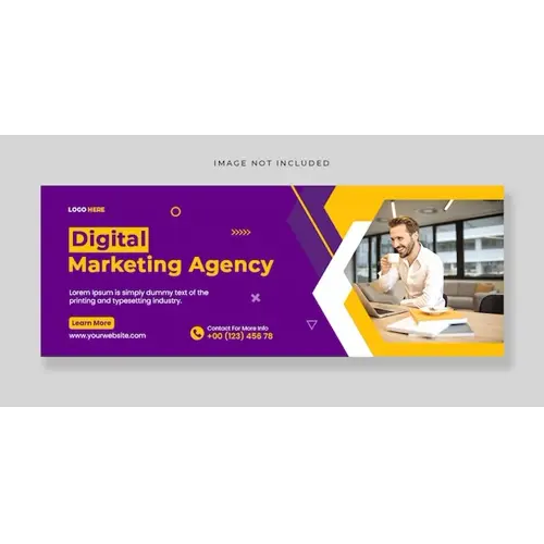 Digital marketing facebook cover template