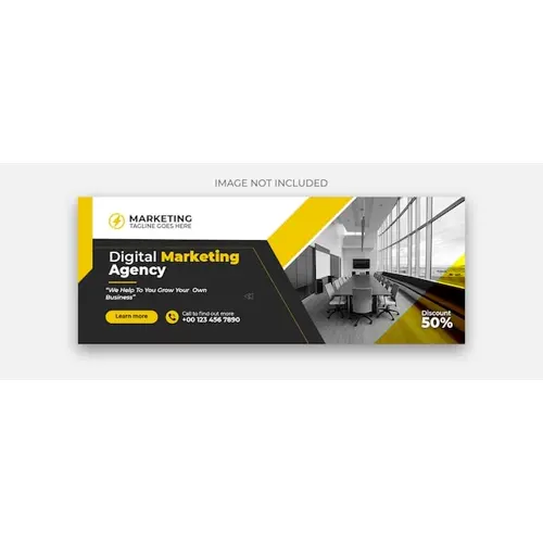 Digital marketing facebook cover template