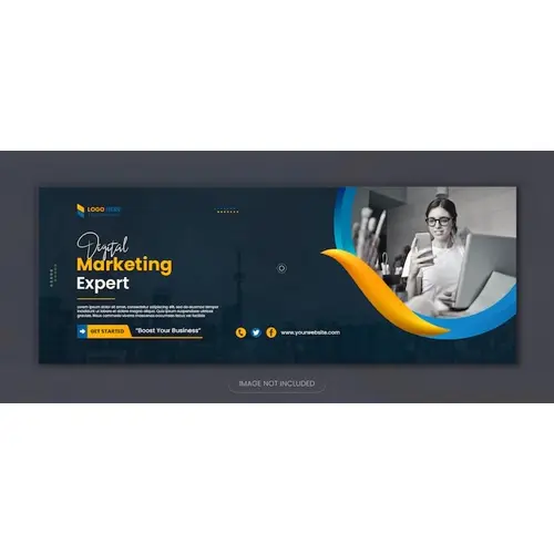 Digital marketing new facebook cover design and new social media post cover design template