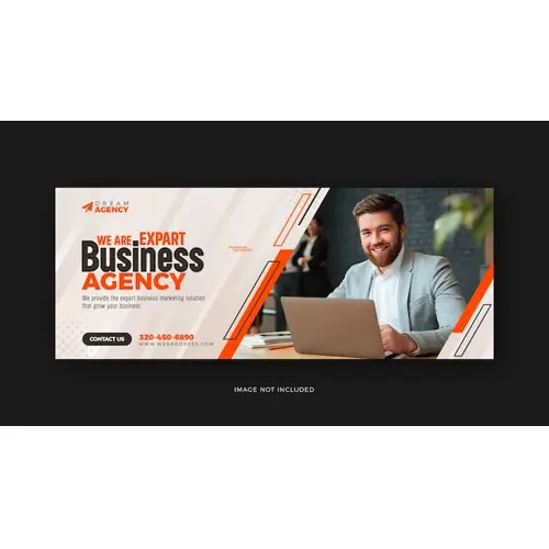 Digital marketing social media Facebook cover and web template design
