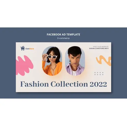 E commerce facebook ad template design