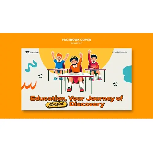 Educational offer facebook cover template