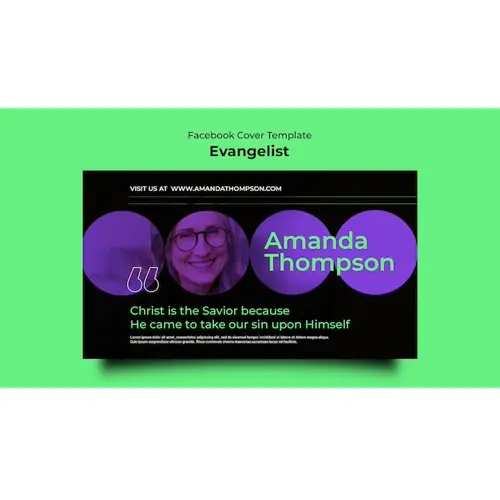 Evangelist facebook cover template design