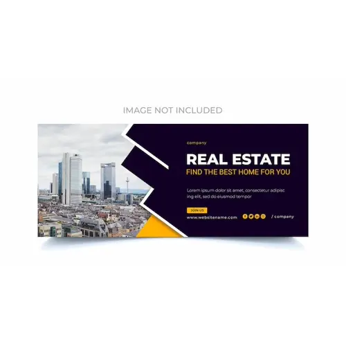 Facebook Banner Design Real Estate Company