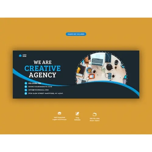 Facebook banner template