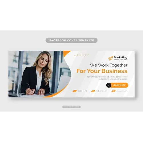 Facebook business cover banner template