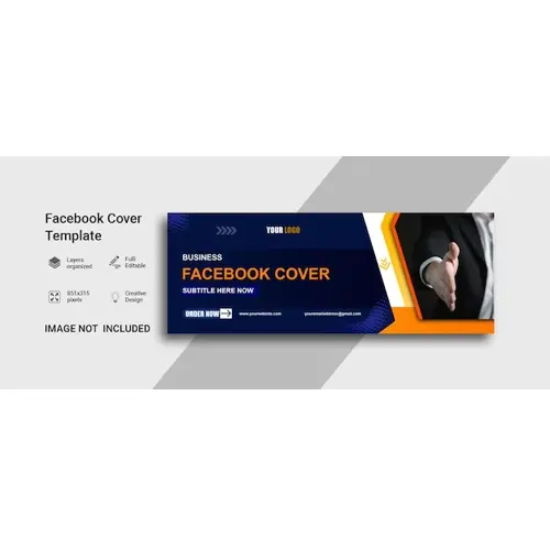 Facebook cover and banner design eps file download