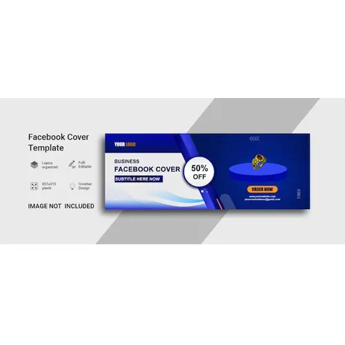 Facebook cover and banner design eps file download