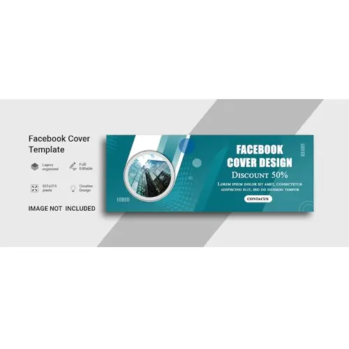 Facebook cover and banner design eps file download