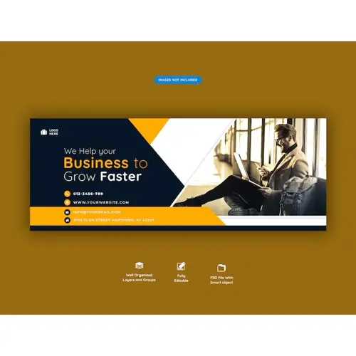 Facebook cover banner template corporate business promotion