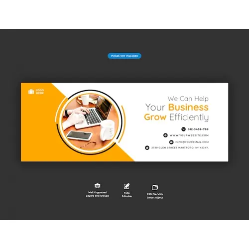 Facebook cover banner template corporate business promotion