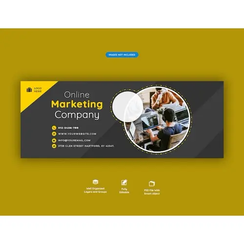Facebook cover banner template corporate business promotion