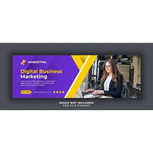 Facebook cover banner template