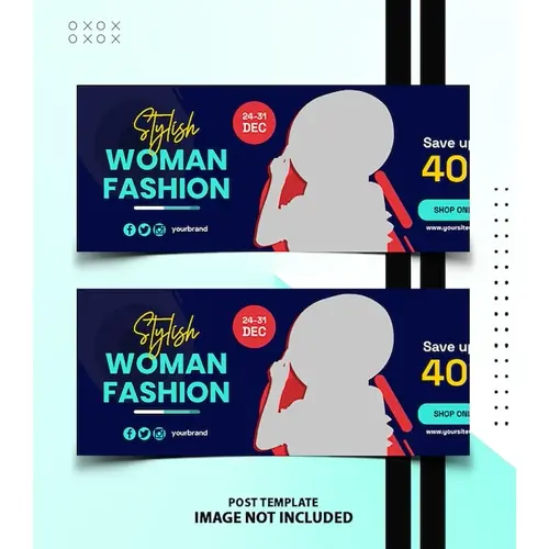 Facebook cover design for Fashion Appreal store