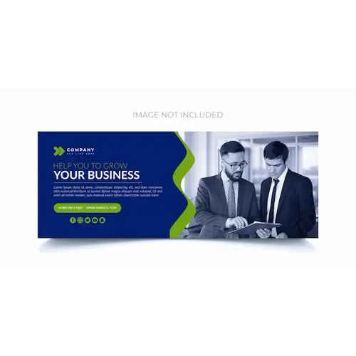 Facebook cover photo design for corporate company Created for Only freepik