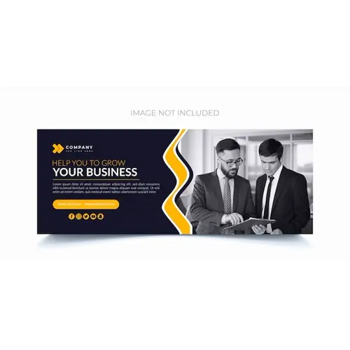 Facebook cover photo design for corporate company Created for Only freepik