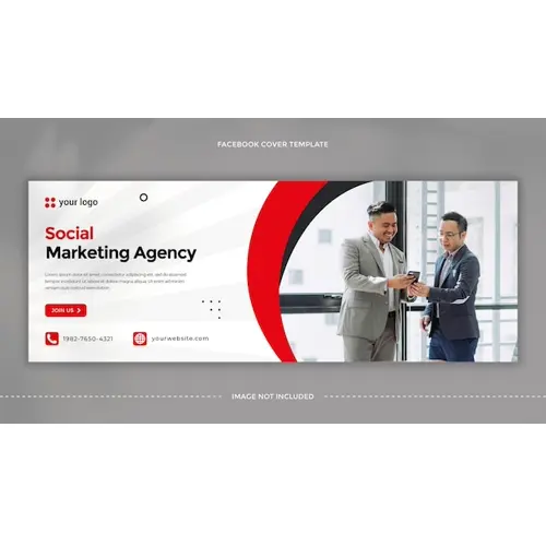 Facebook Cover Social Marketing Agency Design Banner