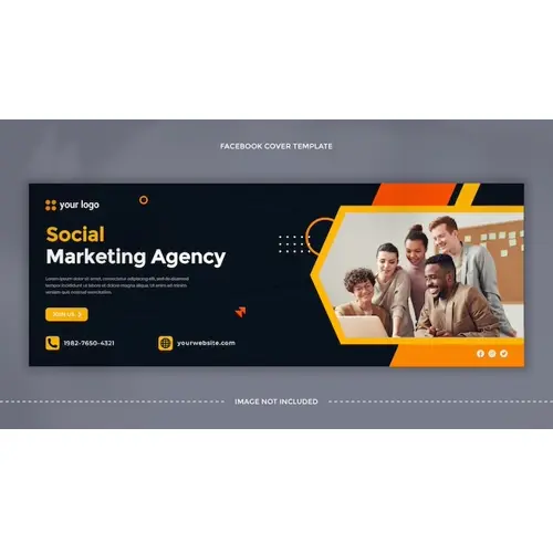 Facebook Cover Social Marketing Agency Design Banner